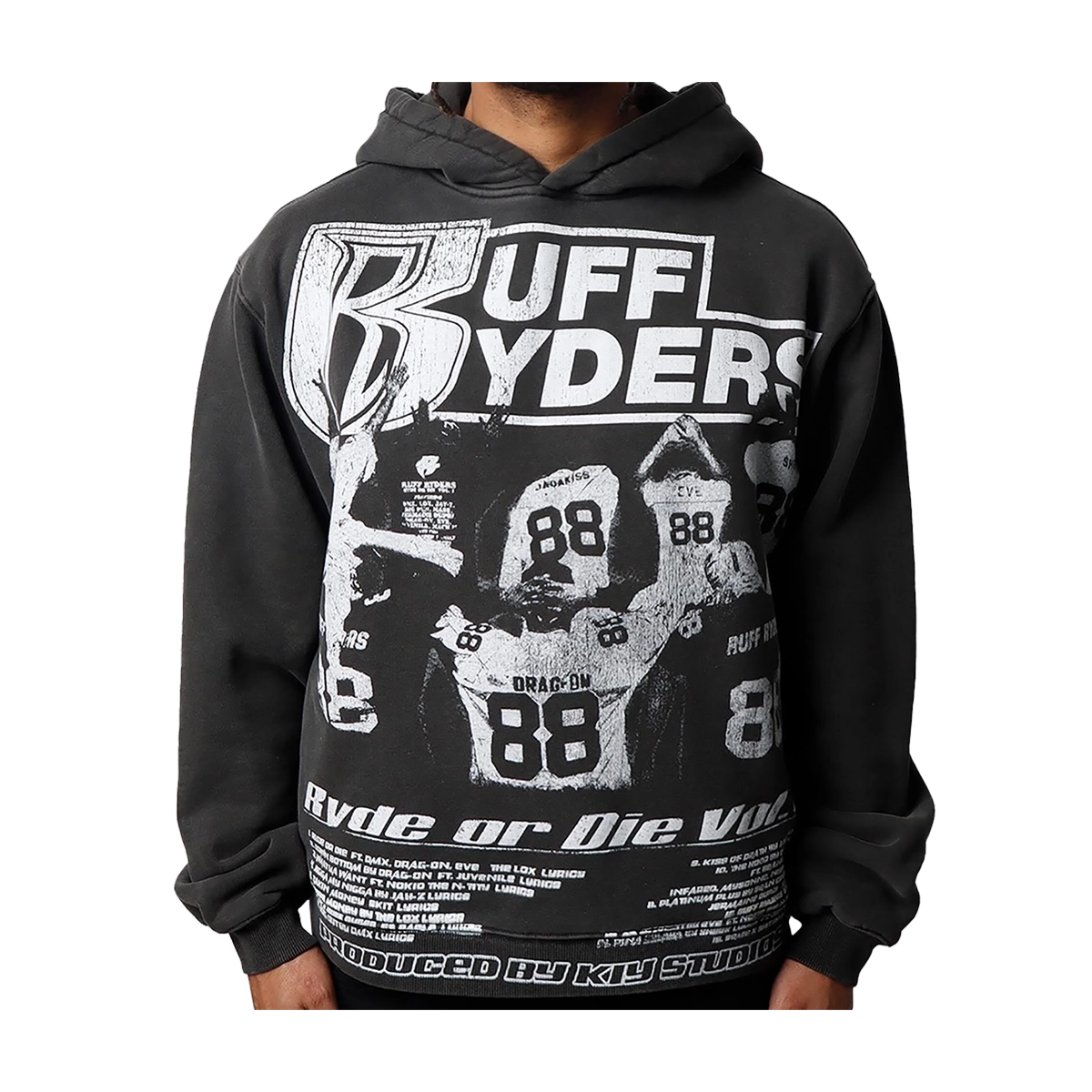 KIY Studios X Ruff Ryders &quot;Ride or Die Vol.1&quot; Black Hoodie