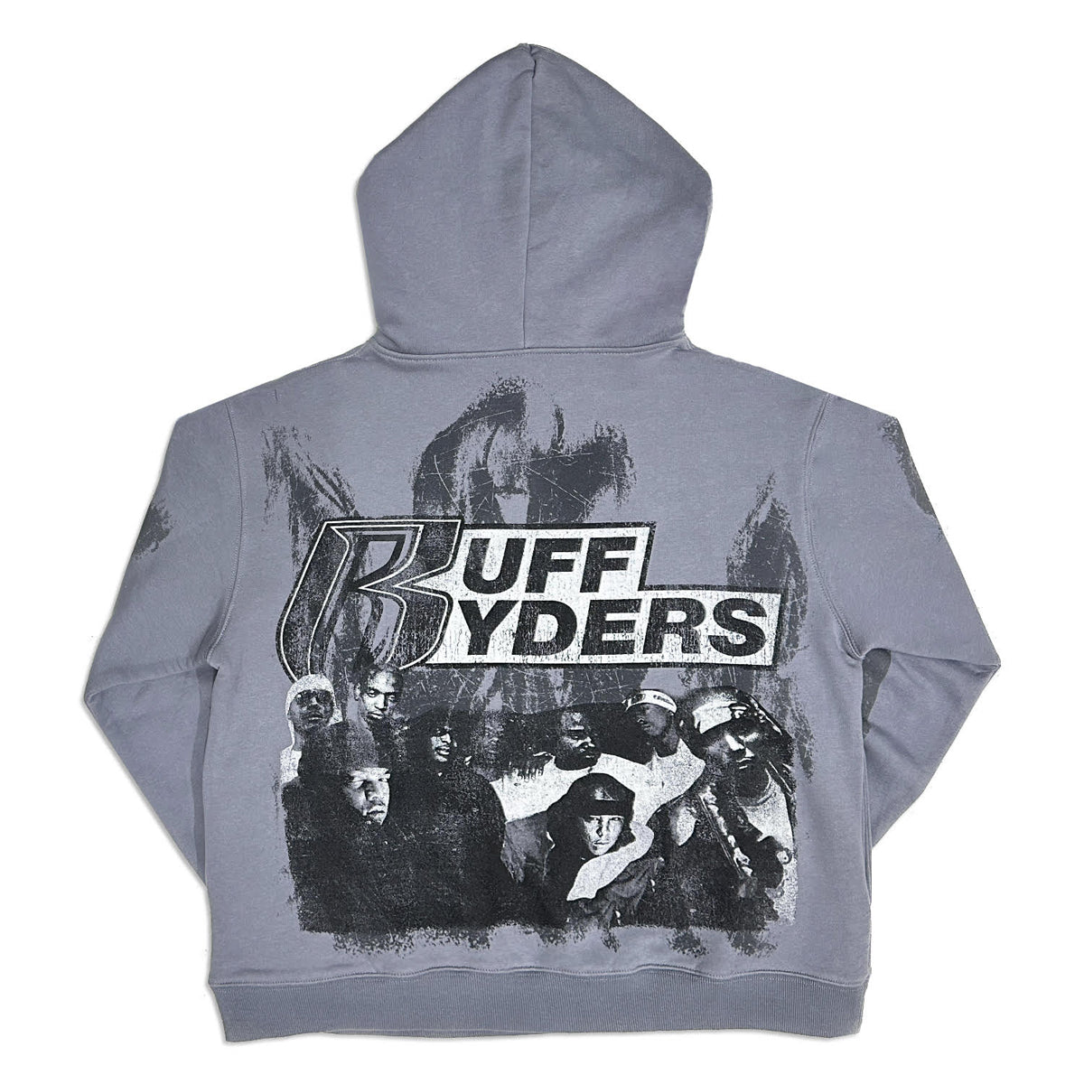 KIY Studios X Ruff Ryders &quot;Double R Classic&quot; Gray Hoodie