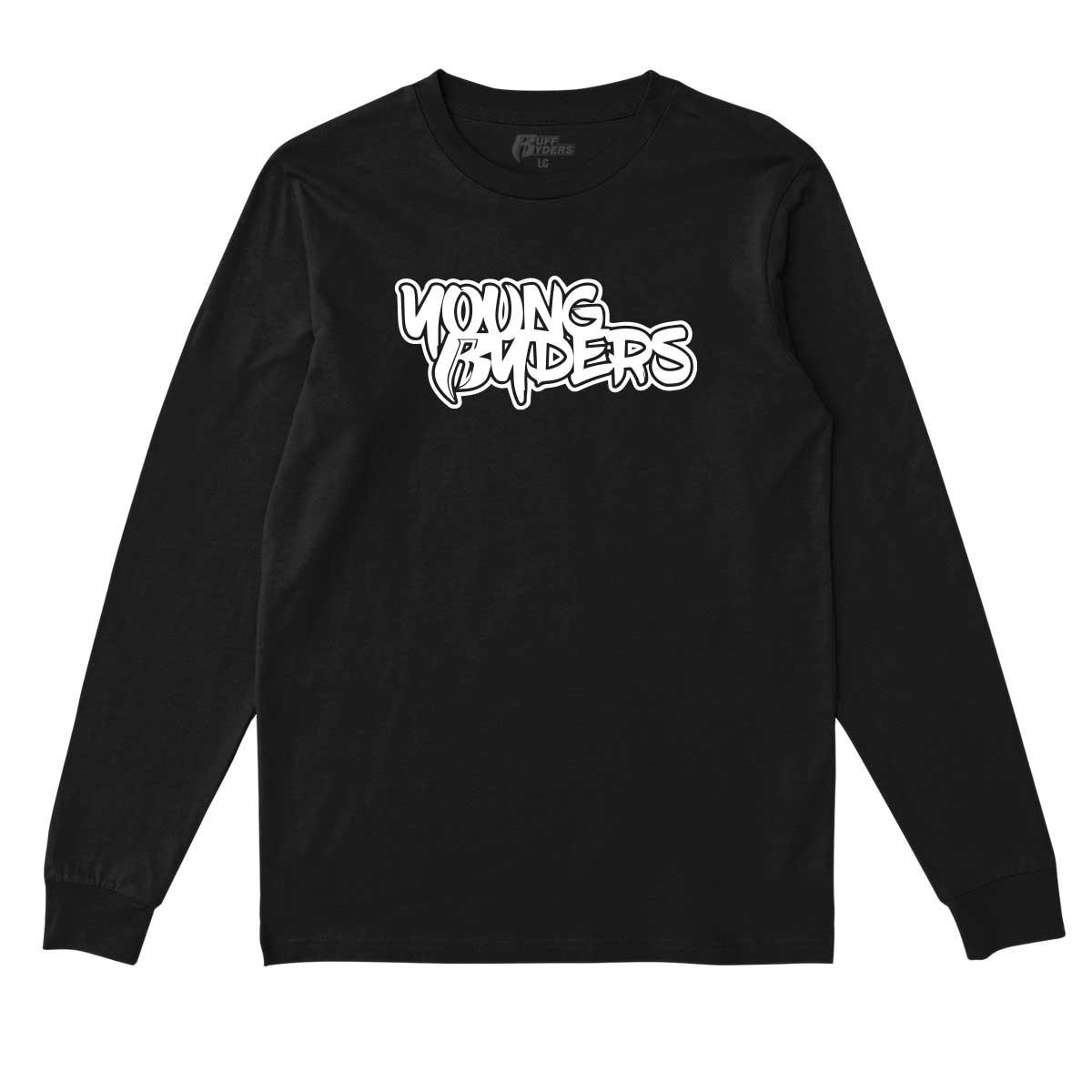 Young Ryders Number 8 Long Sleeve T-Shirt - Black